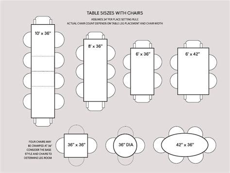 Dining Room Size For 10 Person Table Dining Tables Measurements Sizes