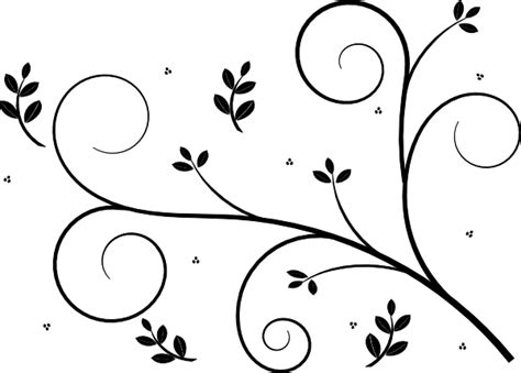 Reverse Floral Design Clip Art at Clker.com - vector clip ...