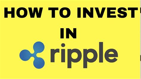 If this platform becomes a default payment asset for banks, it can reach the price of $20 very soon. How to Invest in Ripple? Where to Buy Ripple? - YouTube