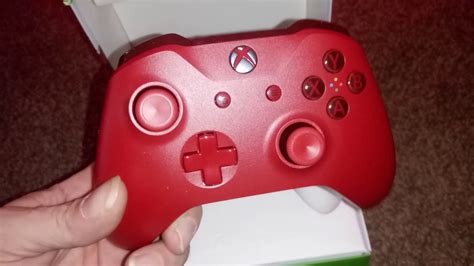 Unboxing Red Xbox One Controller Much Needed Youtube