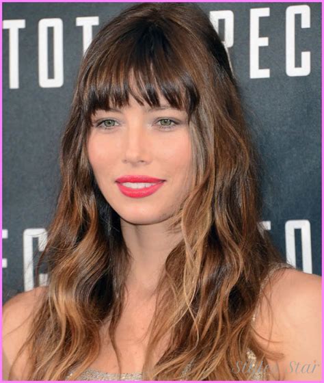 Long Haircuts With Bangs For Oval Faces Star Styles