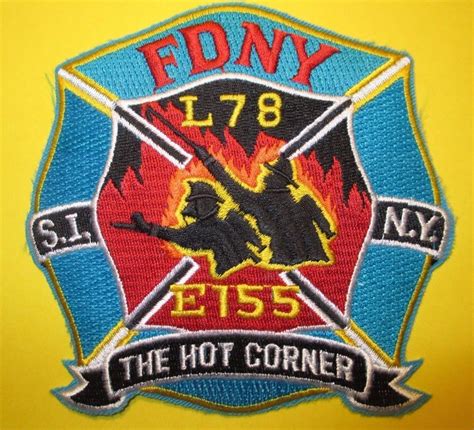 Fdny Patch Ladder 78 Engine 155 The Hot Corner Staten Island Ny