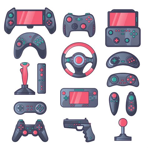 Si a tus hijos les encantan los videojuegos, entonces estas máquinas son las mejores opciones. Set di icone di colore del gioco gadget | Scaricare ...