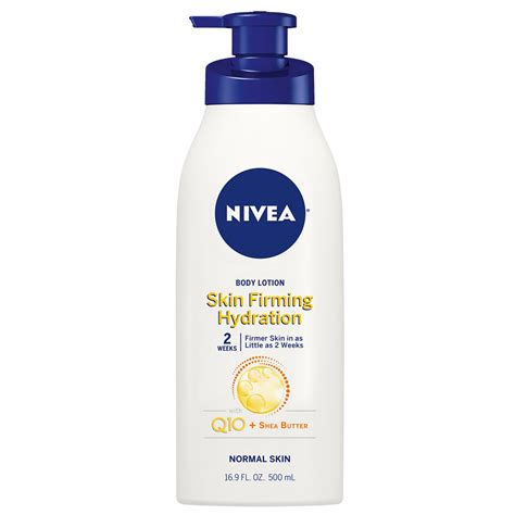 Nivea Skin Firming Hydration Body Lotion With Q10 And Shea Butter 16 9 Fl Oz Pump Bottle