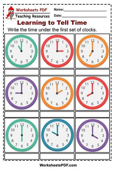 Time Practice- Free Printables | Time worksheets, Telling time