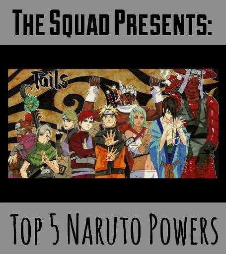 Top 5 Powers In Naruto Anime Amino