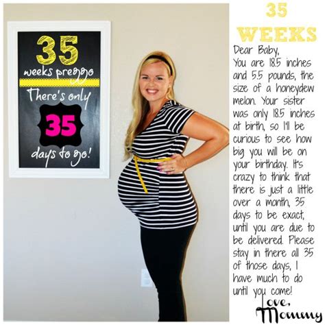 35 Weeks Pregnant Bump