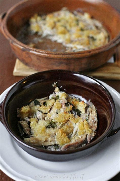 Al forno al ˈforno (literally, to the oven, meaning baked) is food that has been baked in an oven. Ricetta Alici in tortiera | IdeeRicette