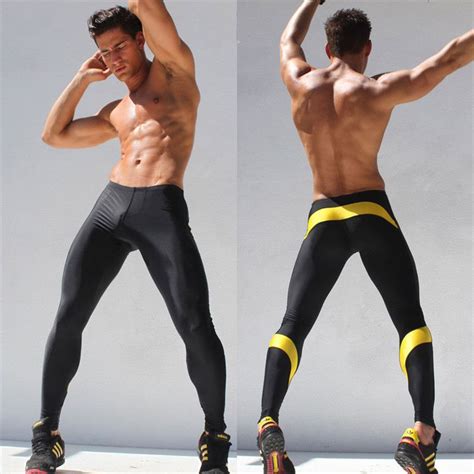 Mens Workout Gym Compression Leggings Mens Sports Tights Mens Running Tights Mens Tights