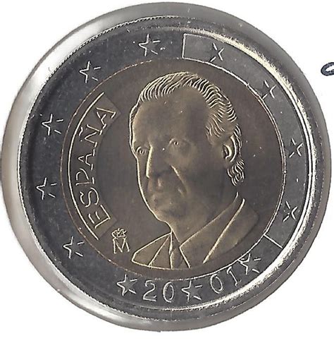 Espagne 2001 2 Euro Sup Gonçalves Lobo Numismatique