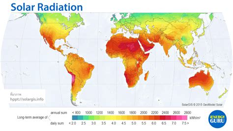 Solar Radiation Map World United States Map