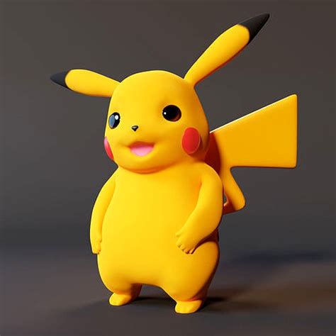 Pikachu Pokemon 3d Printing Model