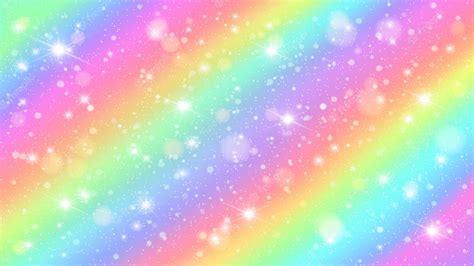 Premium Vector Glitters Rainbow Sky Shiny Rainbows Pastel Color