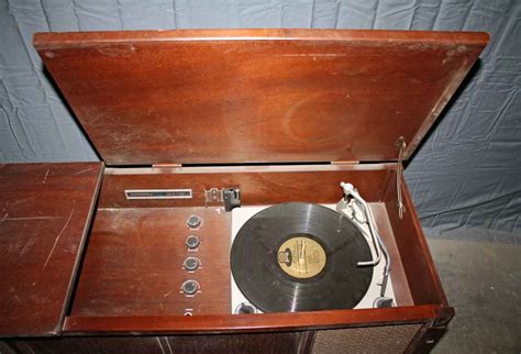 Antique Record Player In Wooden Cabinet Olde Good Things