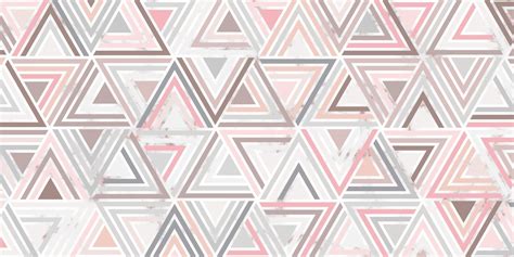 Abstract Geometric Seamless Triangle Pattern Pastel Color With Marble