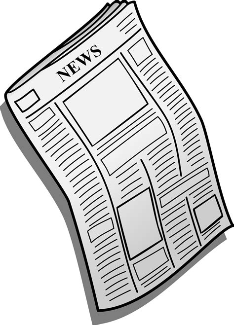 Newspaper Png Transparent Image Download Size 1725x2400px