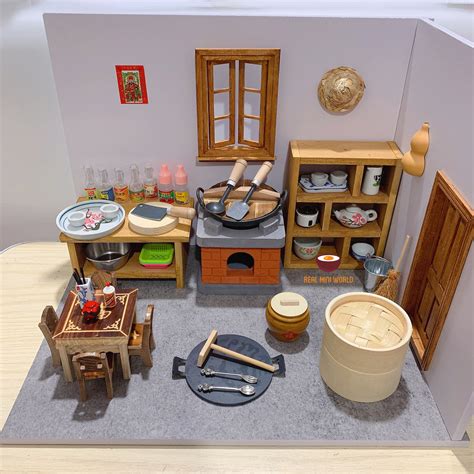 Miniature Real Cooking Kitchen Set Cook Real Mini Edible Food Real