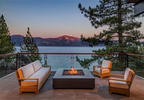 Luxury Lakefront Mountain Home Boasts Panoramic Views Of Lake Tahoe