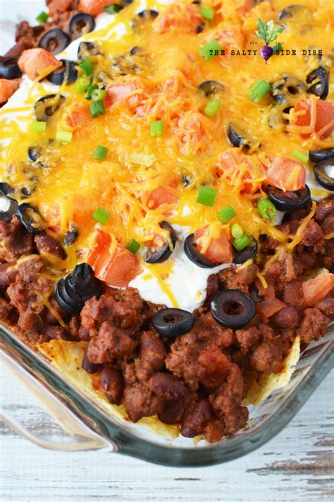 Cheesy Mexican Ground Beef Casserole With Beans