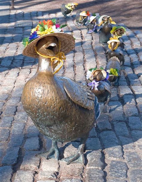 Ducks On Parade Nancy Schön Celebrates Make Way For Ducklings Decorators Bostonia Boston