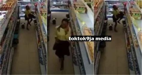 Lady Caught On Cctv Shoplifting And Hiding The Items Inside Her Private Part Romance Nigeria