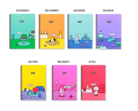 Bt21 Spring Blank Notebook Large Notebook Writing Journal Etsy