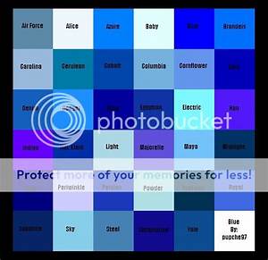 Shades Of Blue Chart Photo By Pupche97 Photobucket