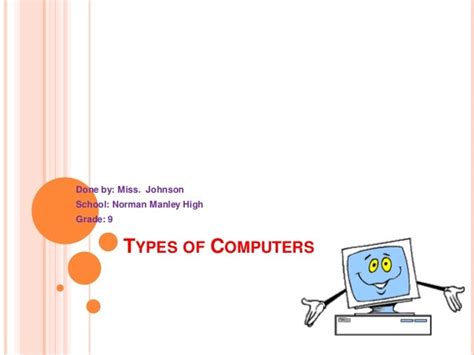Types Of Computers Ppt