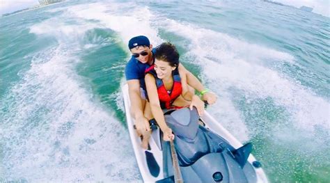 Couple Jet Skiing Photo Romance Instagram Photo Creative Photos