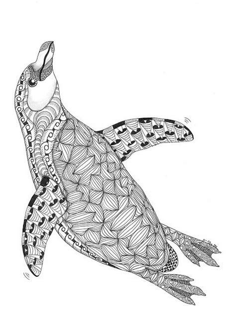 Supercoloring.com is a super fun for all ages: Free Penguin coloring pages for Adults. Printable to ...