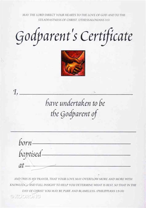Certificate Koorong