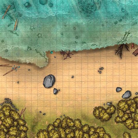 Beach Battle Map Inkarnate Greek Islands Map Island Map Dungeons And Dragons Homebrew D D
