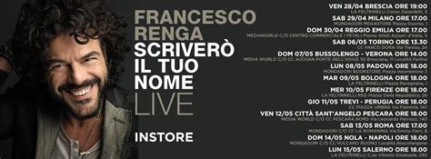 Stream scriverò il tuo nome by francesco renga from desktop or your mobile device. Francesco Renga | Sito ufficiale