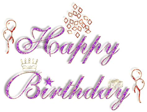 Happy Birthday Glitter Animated Image Happy Birthday Birthday