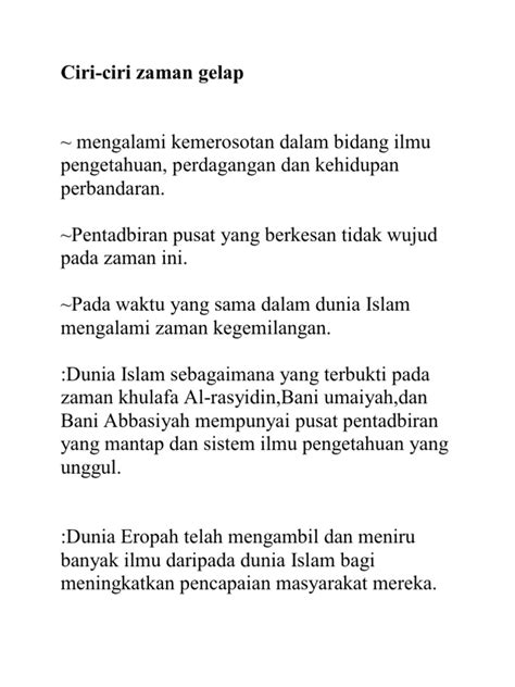 Daha fazla benzer pdf göster. Zaman Gelap Di Eropah Pdf