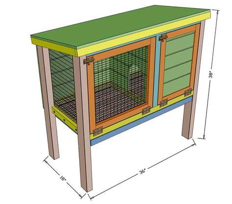 How To Build A DIY Rabbit Hutch For Indoor And Outdoor TheDIYPlan
