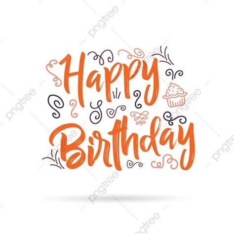 Download High Quality Orange Clipart Happy Birthday Transparent Png