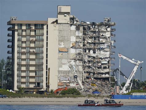 A Miami Building Is Evacuated Near The Site Of The Deadly Surfside