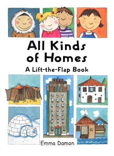 All Kinds Of Homes Books Preschool Activities Flap Book Creative