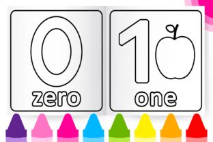 Preschool Numbers 0-10 Coloring Book Graphic by AbellaPublishing