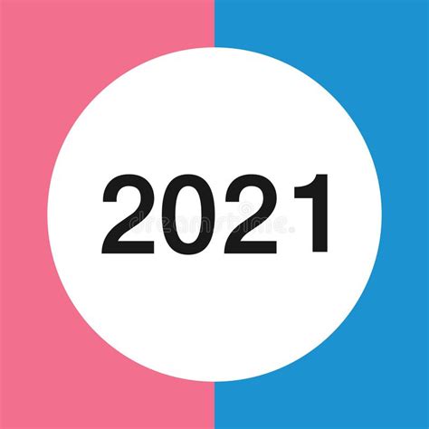 Printflat Calendar Year 2021 Icon Happy New Year Happy New Year 2021