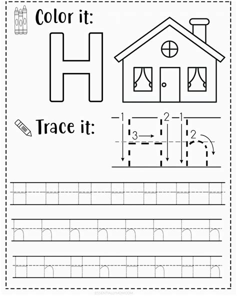 Free Alphabet Tracing Worksheets For Preschoolers Free Printable
