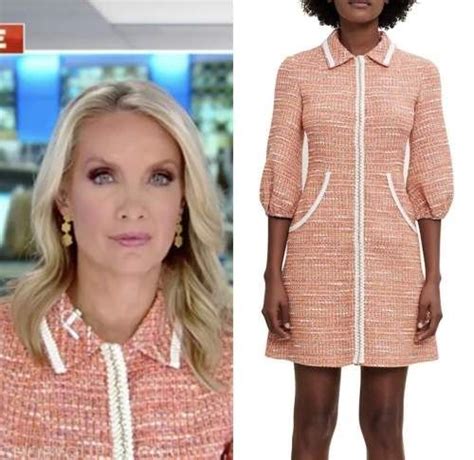 Americas Newsroom October 2022 Dana Perinos Orange Tweed Dress In