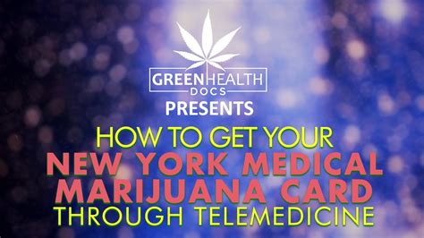 The only exception, in this case, is minors who have a severely debilitating condition. How to Get A New York Medical Marijuana Card via Telemedicine in 4 Easy Steps - GREEN HEALTH ...