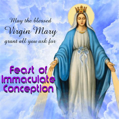 How many days until feast of the immaculate conception? My Imaculate Conception Ecard! Free Feast of the ...