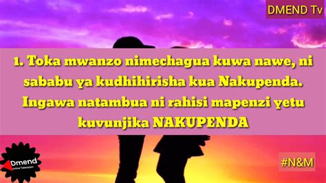 Nandm Maneno Matamu Ya Kumwambia Mpnzi Wakosms Za Mapenzi Ep 5 Youtube