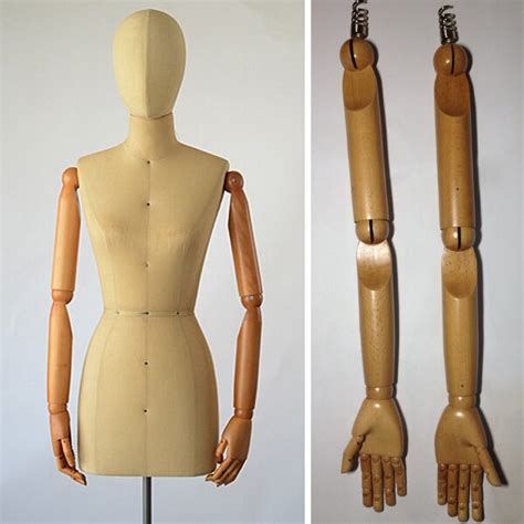 Female Mannequin Display Arm Dress Form Mannequin Wooden Arm In