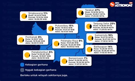 By rsyamara in types > presentations, astronomi, and gerhana matahari. Inilah Daerah yang Kebagian Gerhana Matahari Parsial 21 ...