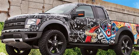 2011 Ford Raptor Custom Printed And Wrapped With 3m 180cv3 Car Wrap