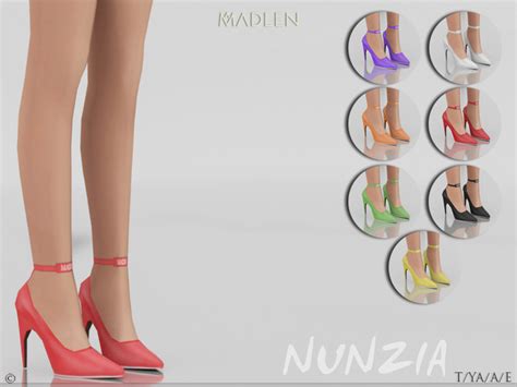 Sims 4 Ccs The Best Madlen Nunzia Shoes By Mj95